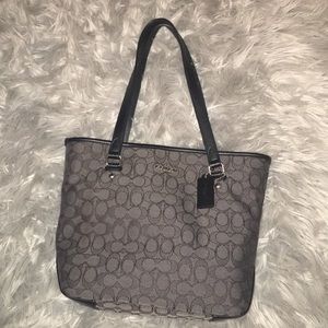 Black Coach Tote